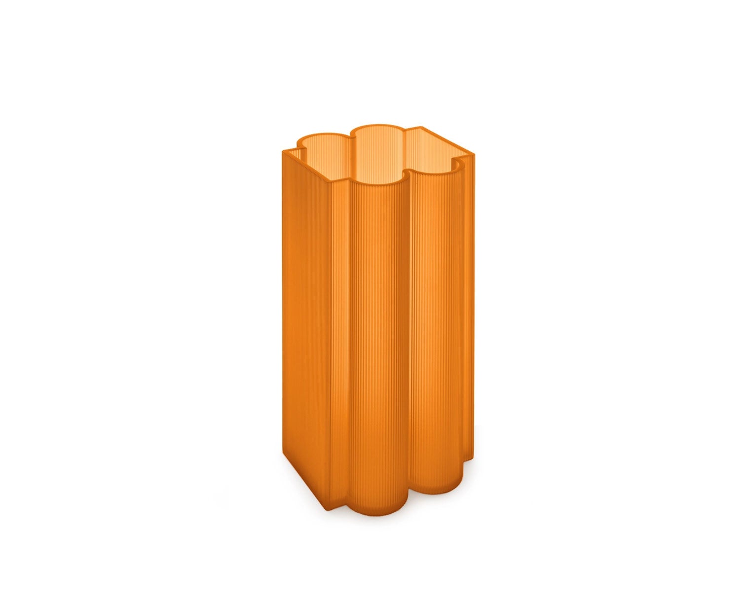 Kartell-Okra-Vase-H34-Orange-2