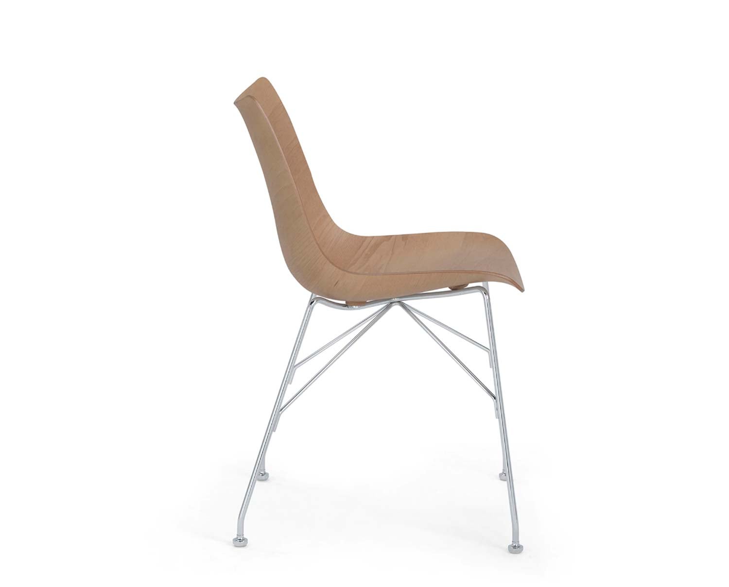 P-WOOD-LIGHT-ASH-chrome-sida-Kartell