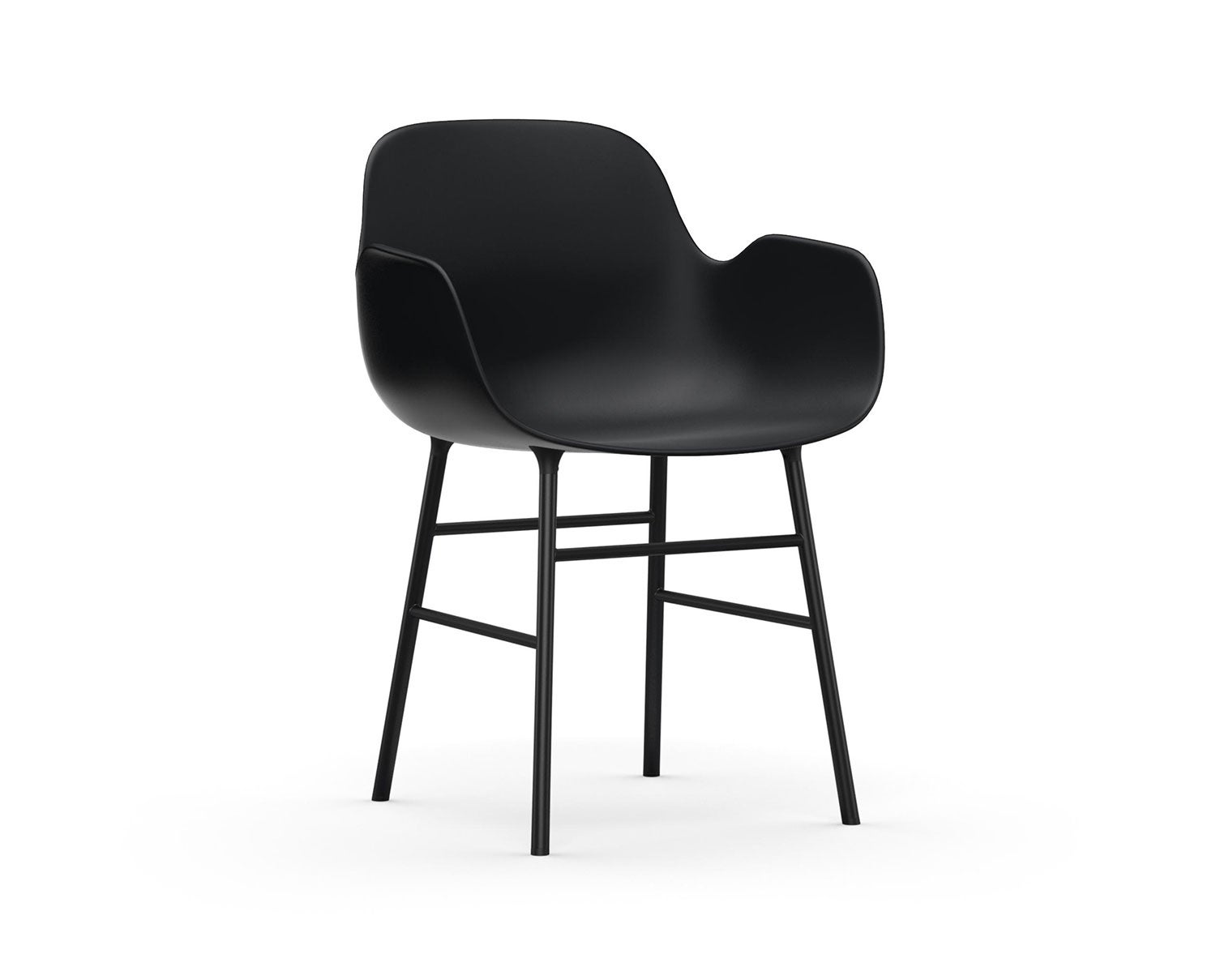 Form-Karmstol-Steel-Black
