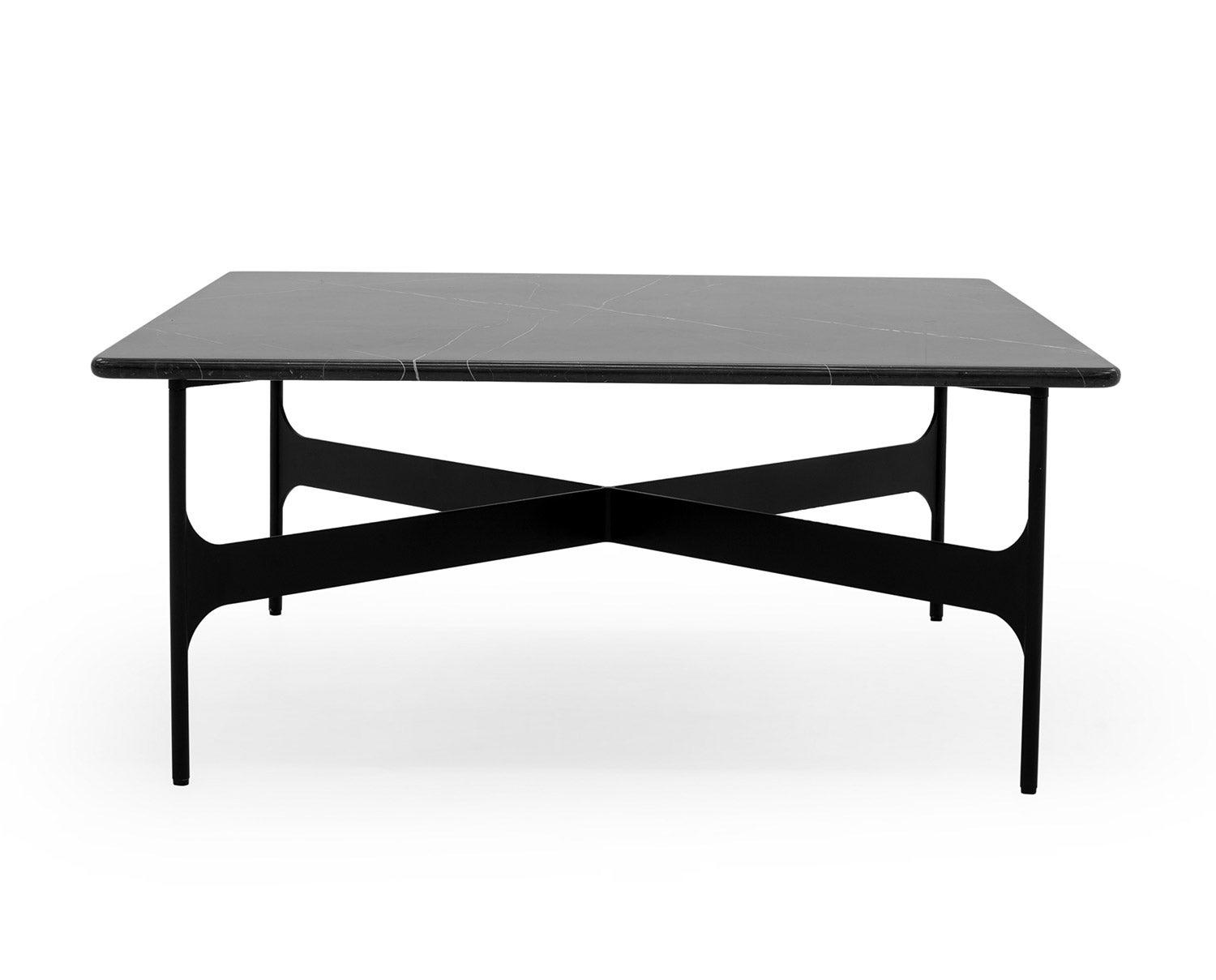 Floema Soffbord 80x80 Kvadratiskt Svart Marmor