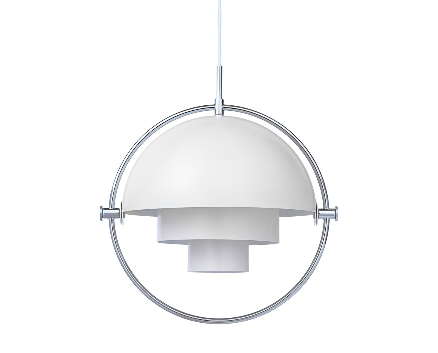 Multi-Lite Pendel | Krom, White Semi Matt