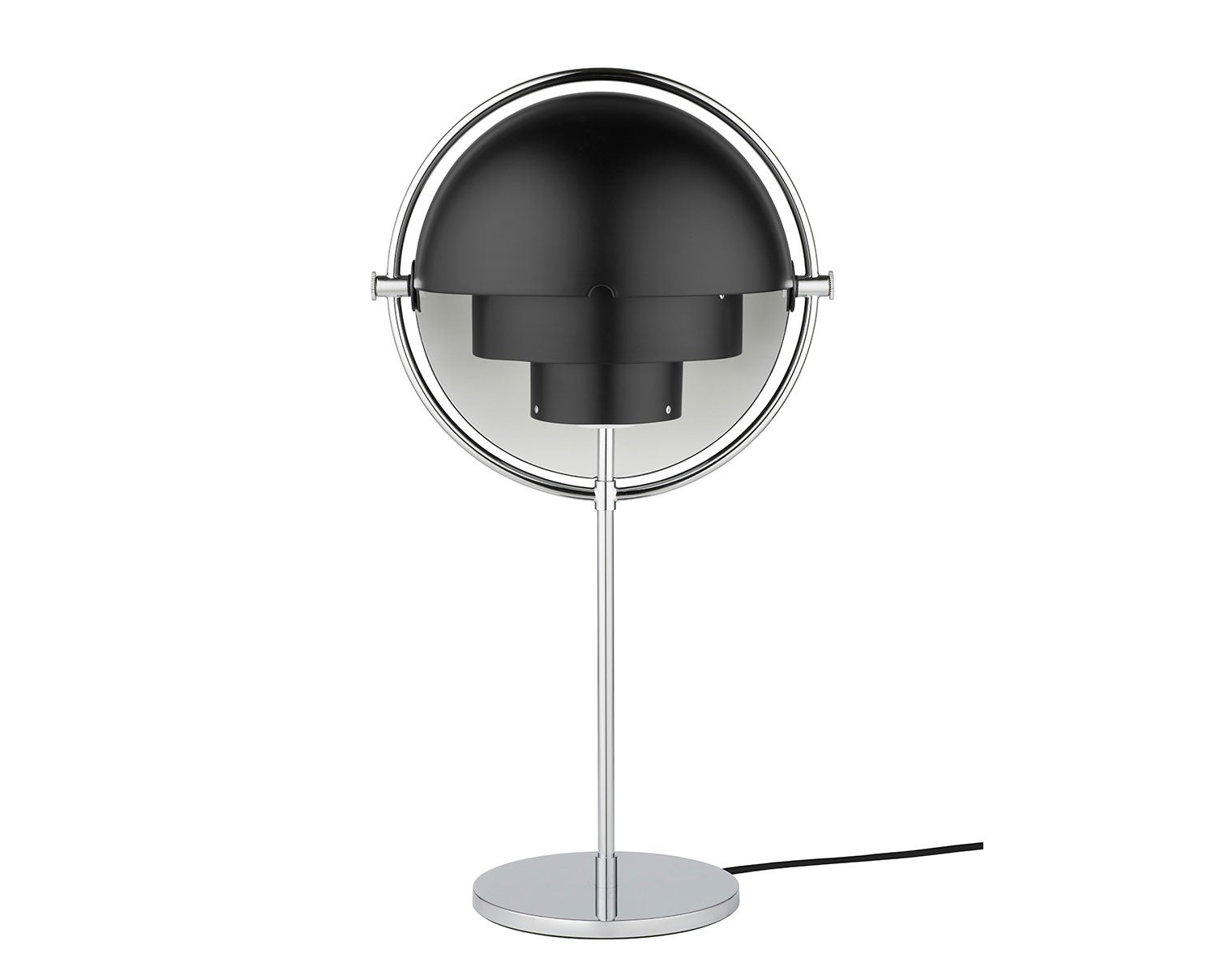 Multi-Lite Bordslampa Krom, Svart