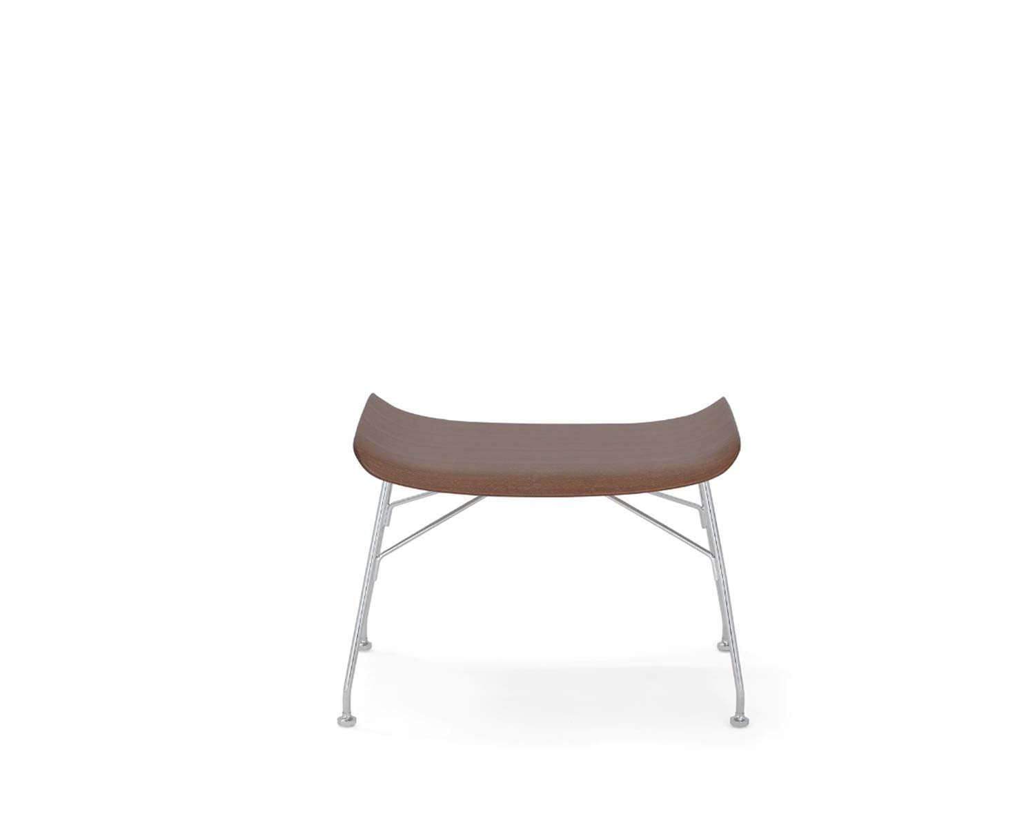 S Wood Pall med kromben från Kartell