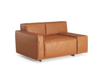Soffan Boxplay i 1-sitsig modell, klädd i lädret Baltique 43003
