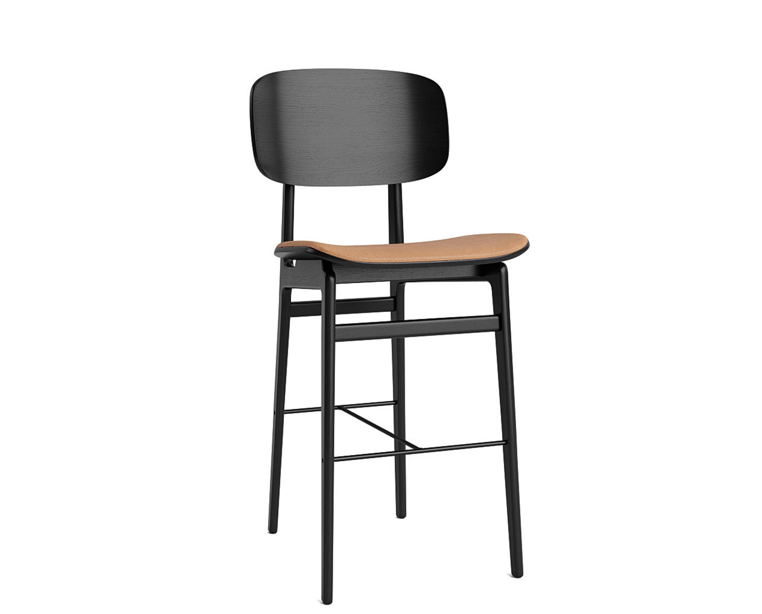 NORR11_NY11BarChair65_Black_DunesCamel