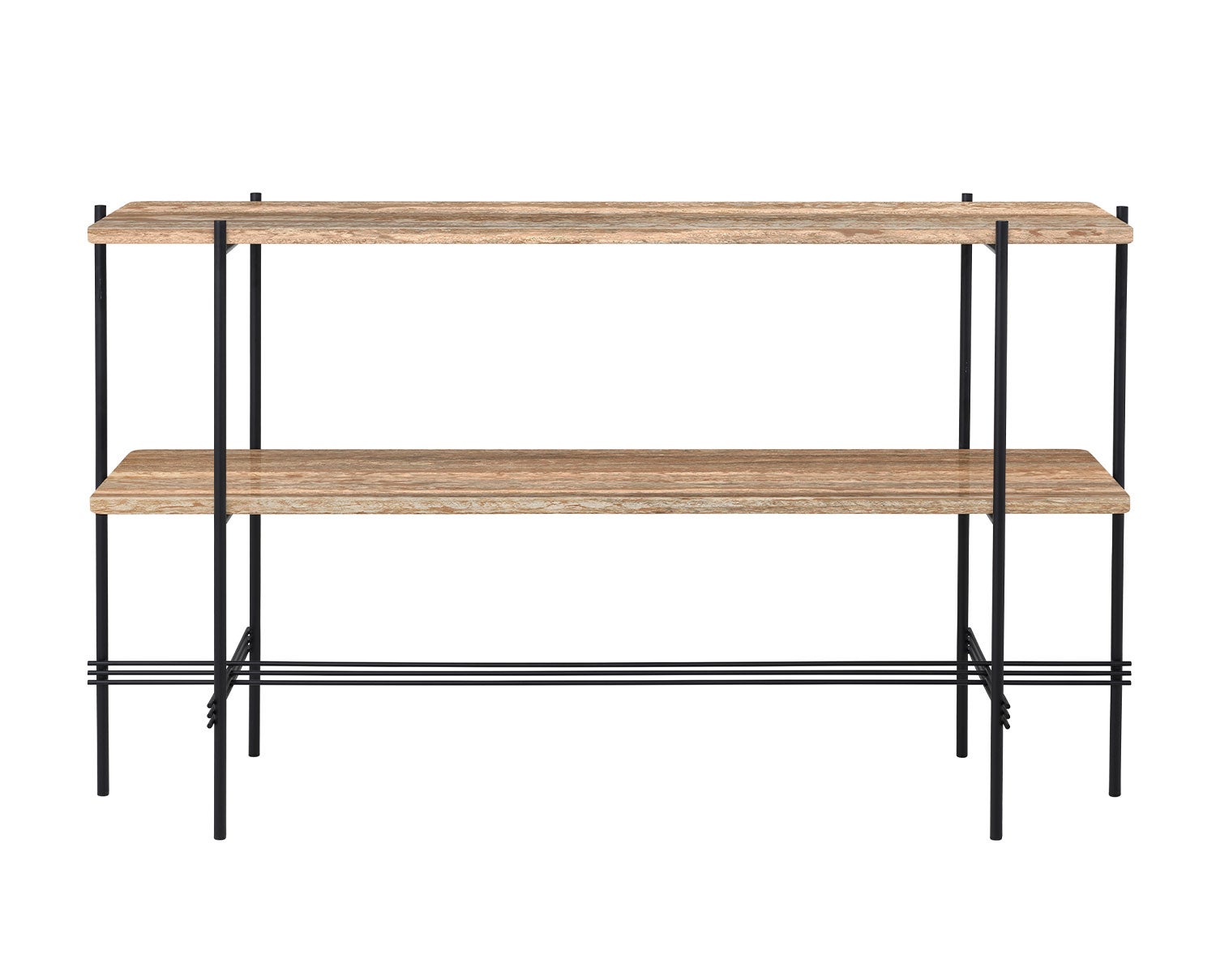 TS Console i svart/Travertin Taupe