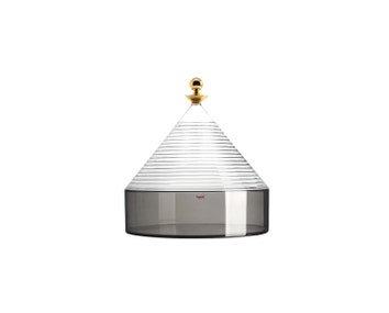 Trullo Skål Crystal Fume