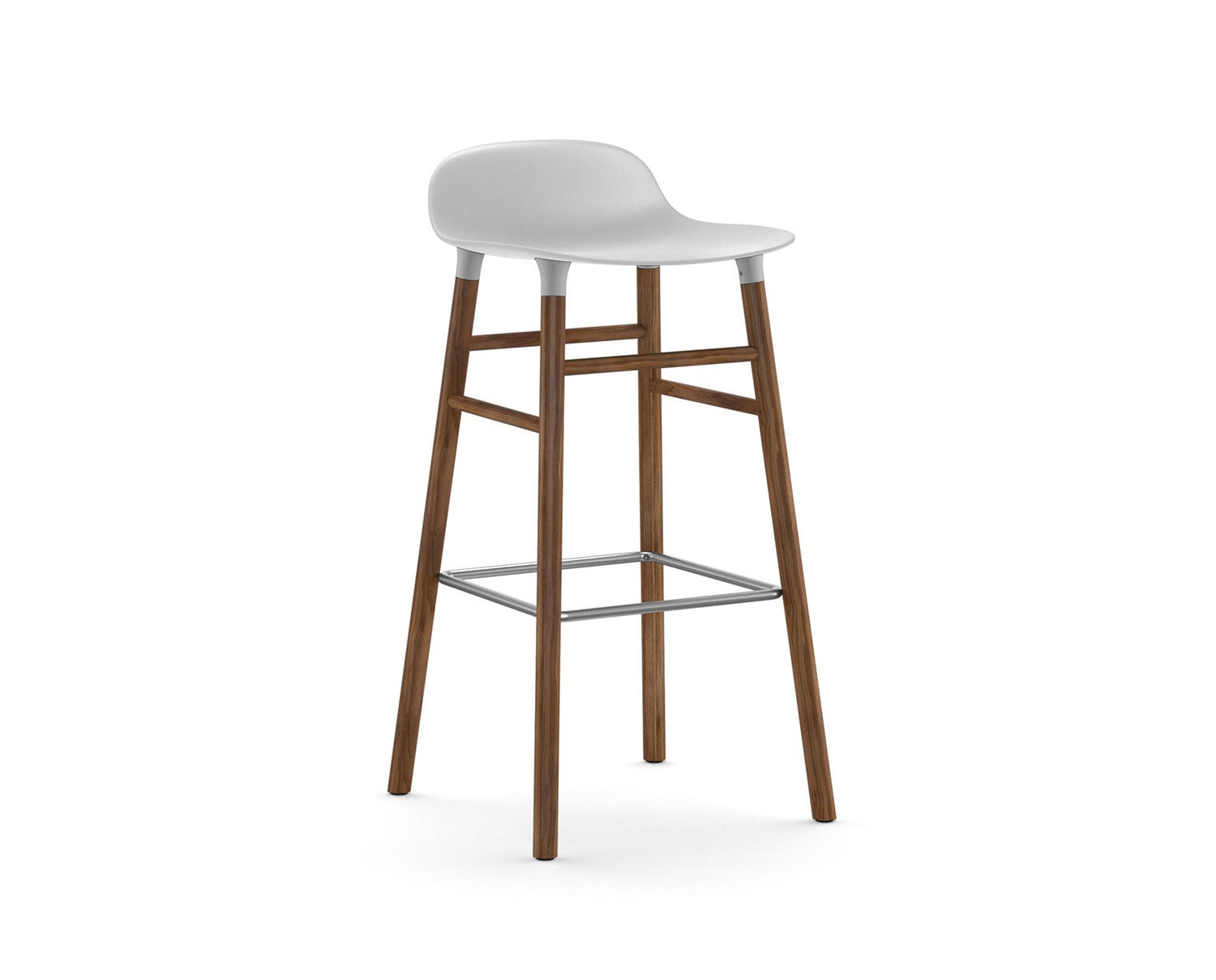 Form-Barpall-Walnut-White