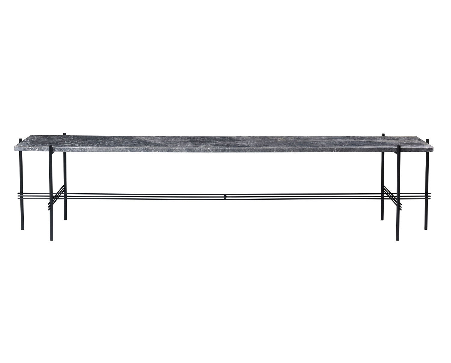 TS Console long  i Svart/  grå marmor