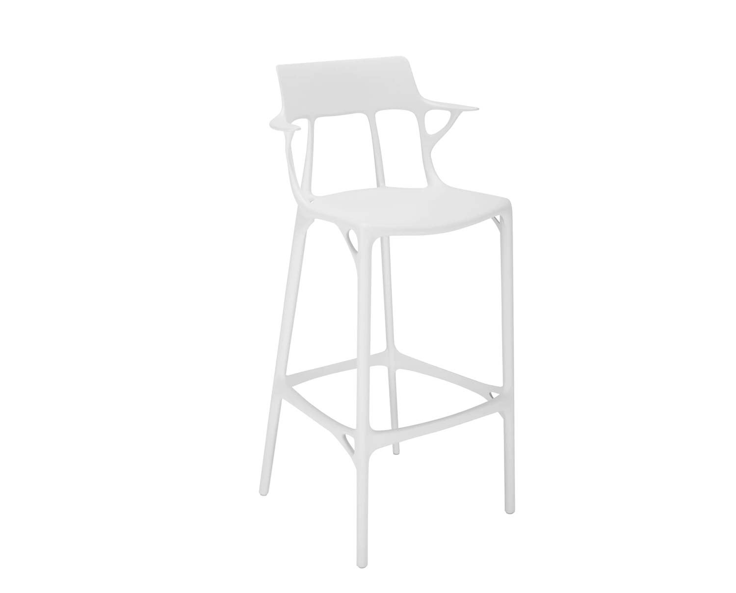 A.I. Barstol Höjd 75 RECYCLED, White