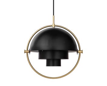 Multi-Lite Pendel | Mässing, Black Semi Matt