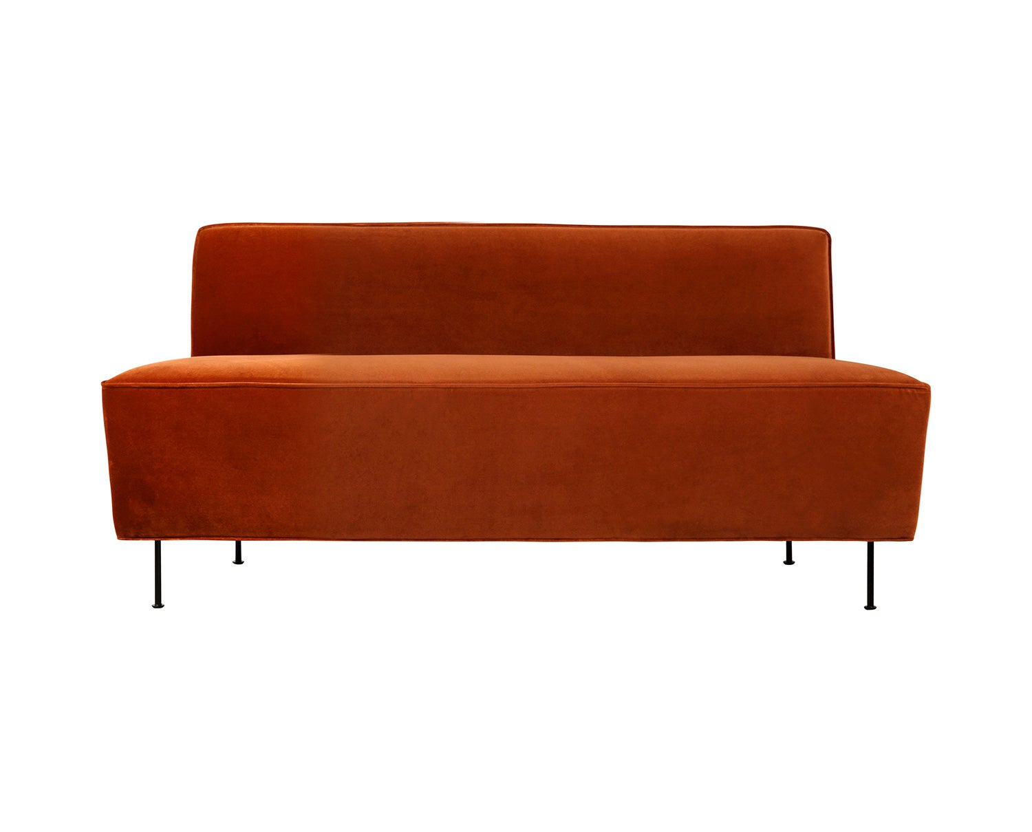 Modern Line diningsoffa, tyg Velluto 641