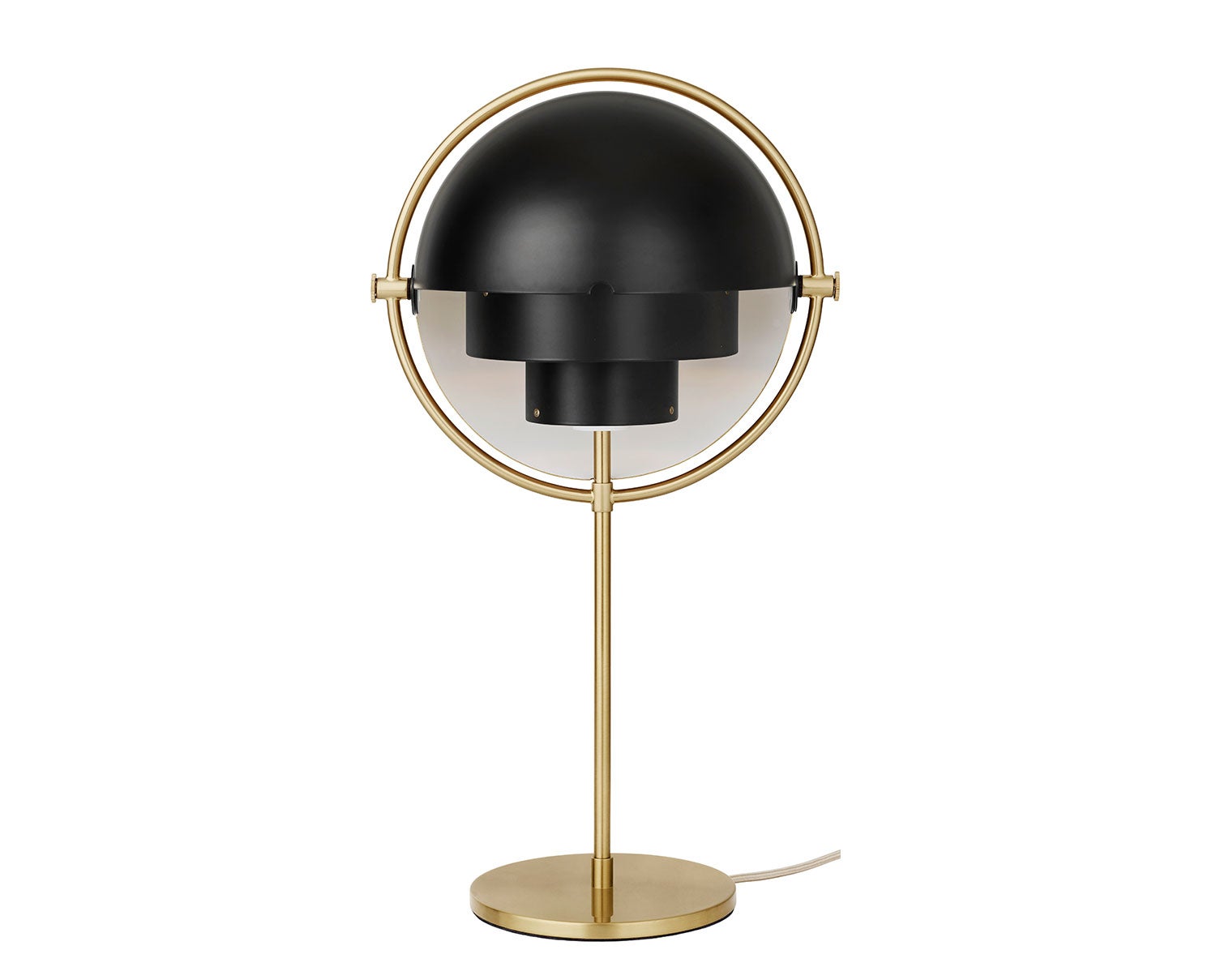 Multi-Lite Bordslampa Mässing Svart