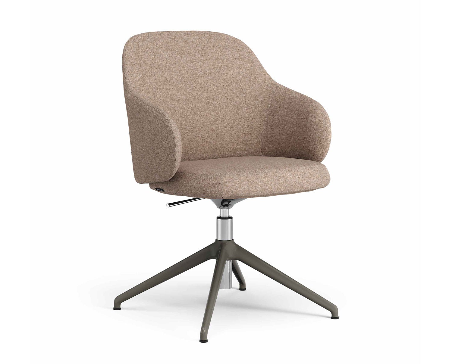 Pillo-Arm-Chair-Bardal-620-Warm-Pink-Hurricane-Grey