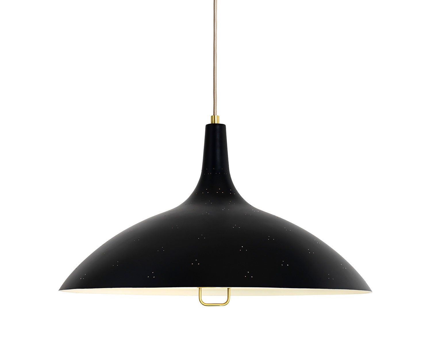 1965 Pendel | Mässing, Svart