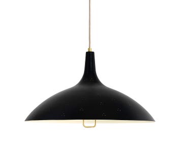 1965 Pendel | Mässing, Svart