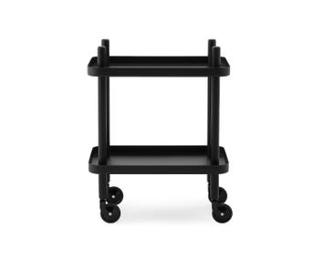 Block Bord/Serveringsvagn | Svart/Svart