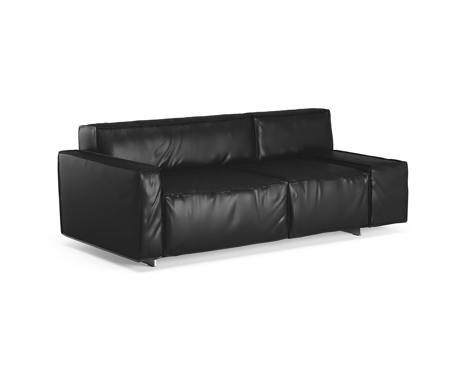 Soffan Boxplay i 2-sitsig modell, klädd i lädret Baltique 99011