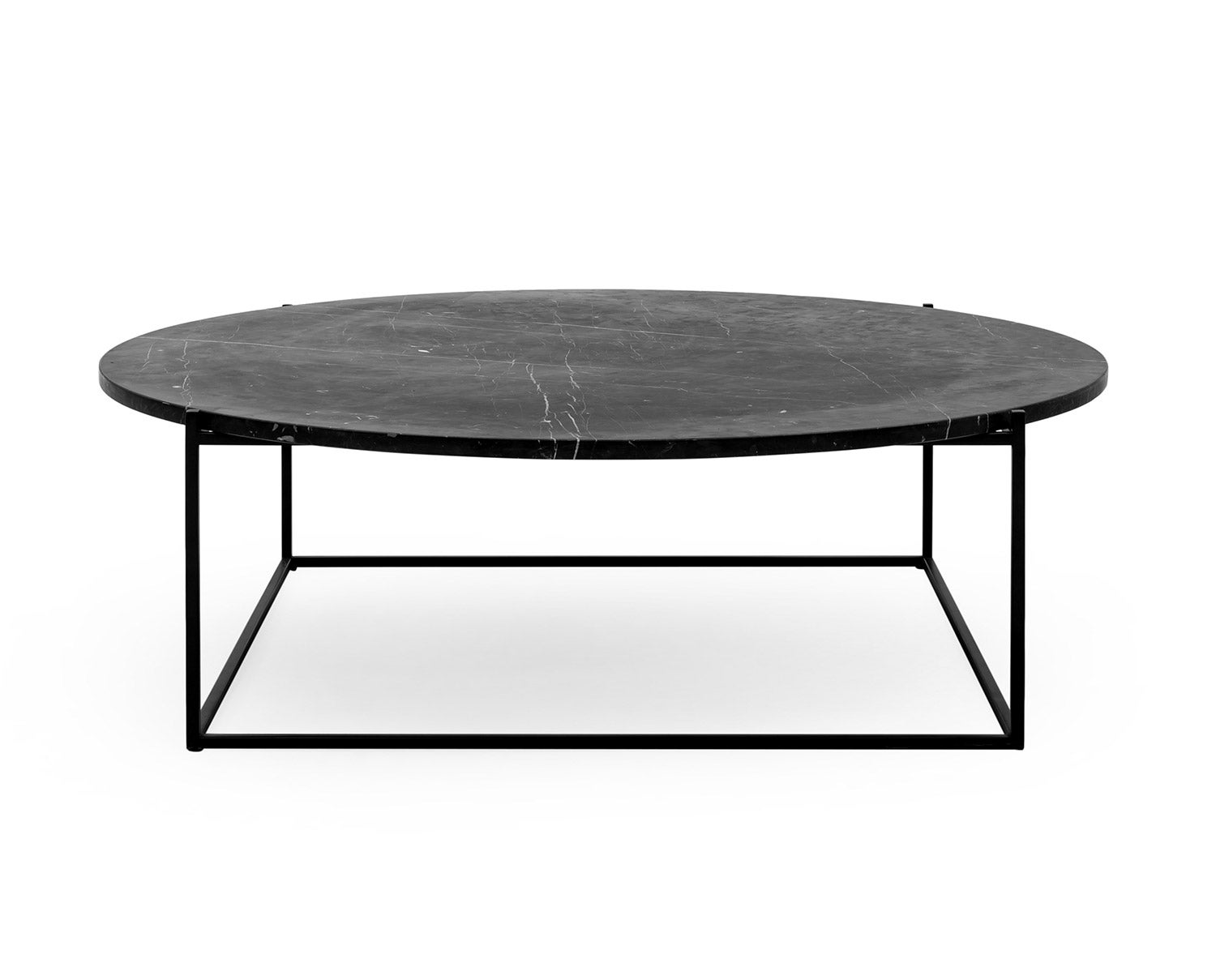Circle Soffbord Svart Marmor