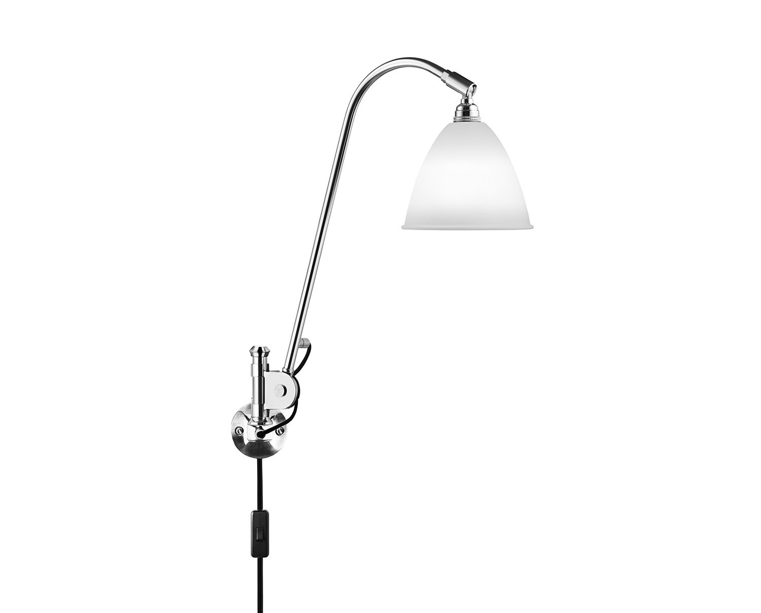 Bestlite BL6 Vägglampa Krom Bone China