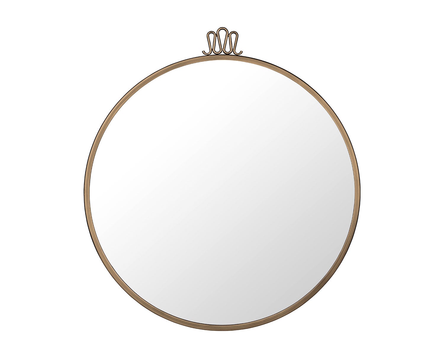 Randaccio_WallMirror_Round_60_AntiqueBrass_Front