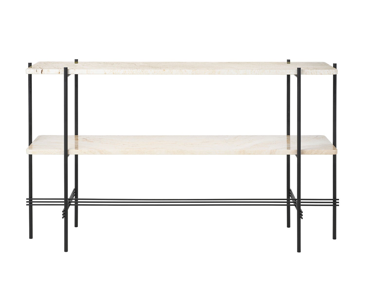 TS Console i Svart/ Vit Travertin