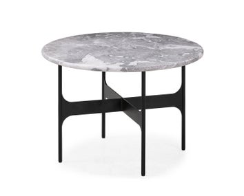 Floema-Soffbord-Medium-Ø60-Grå-Marmor-02