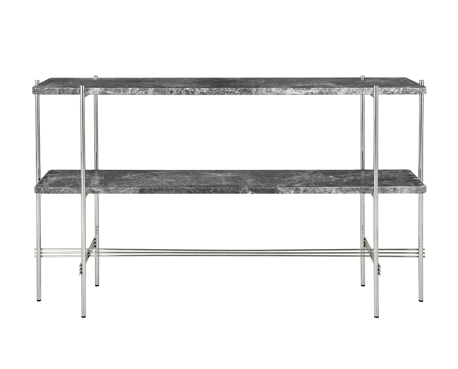 TS Console i Stål/grå marmor
