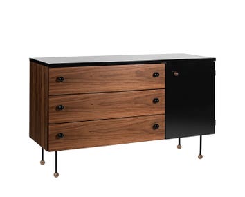 62 Sideboard 3 Lådor American Walnut