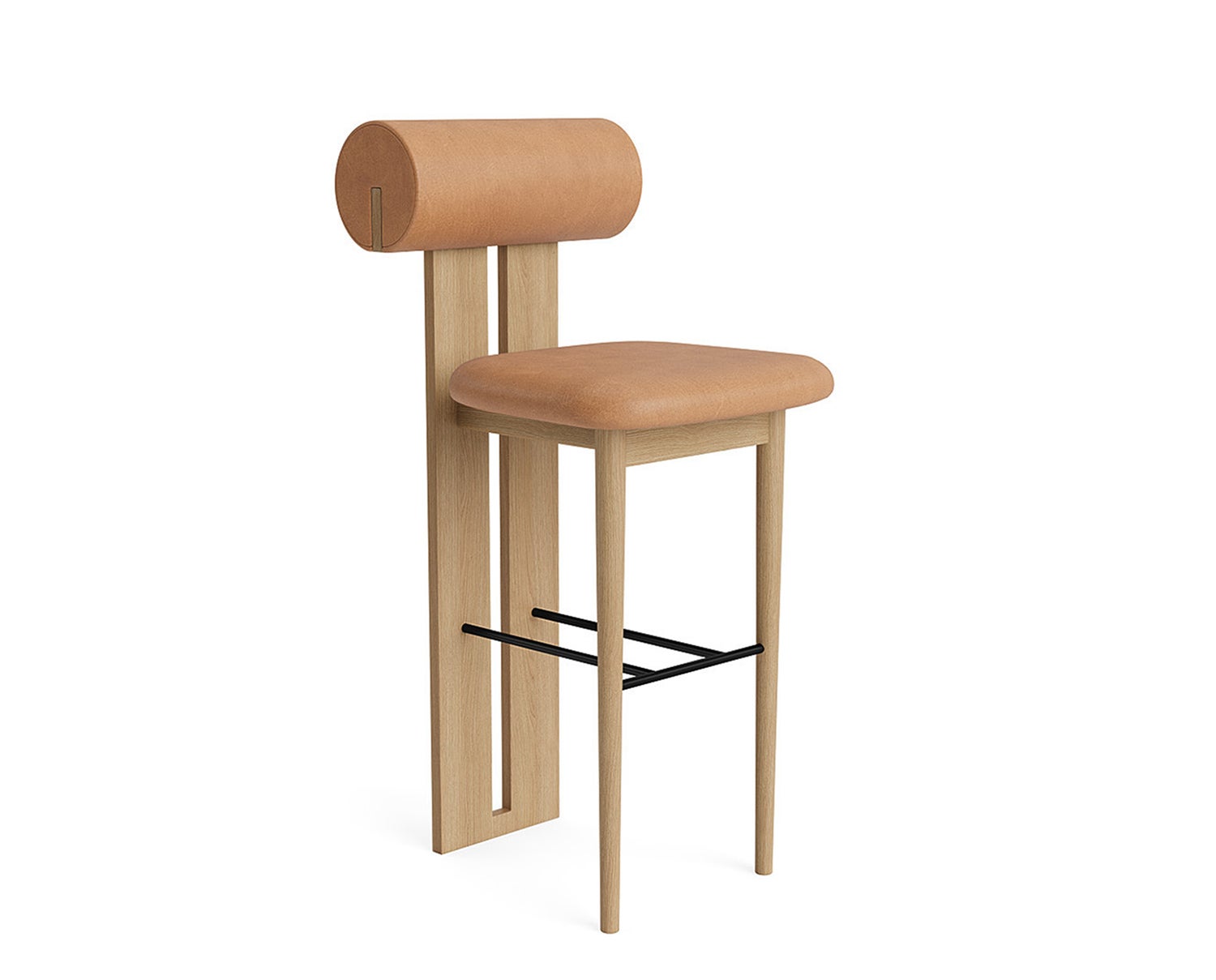 HippoBarChair_65cm_NaturalOak_DunesCamel_NORR11