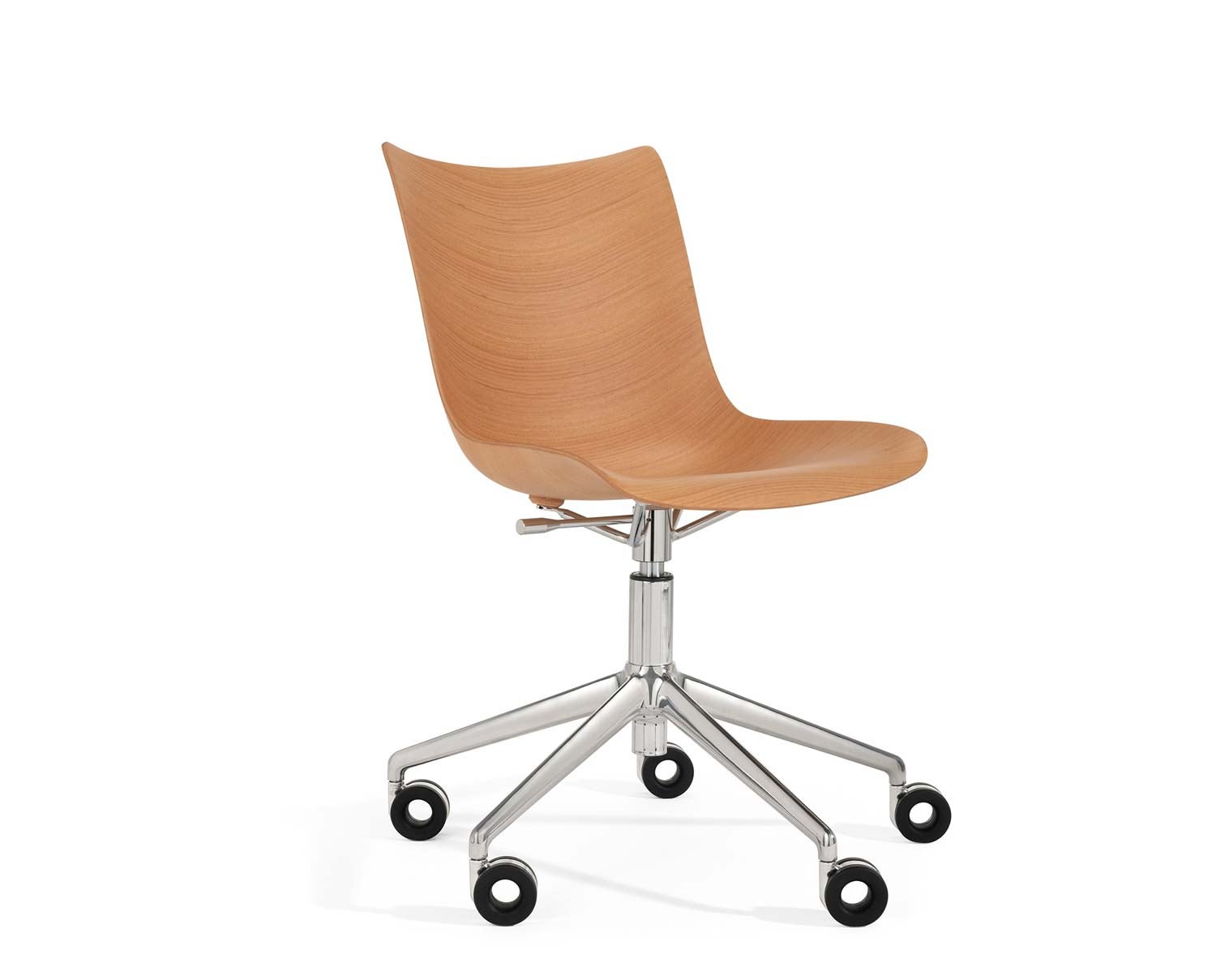 P-WOOD-CC-snurr-LIGHT-chrome-Kartell