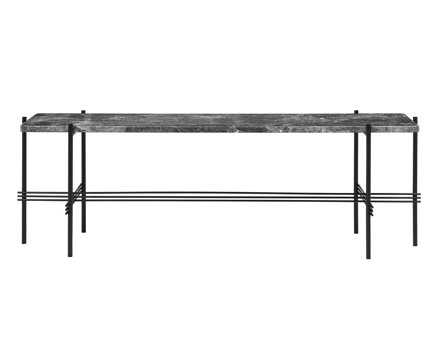 TS Console low i Svart/ grå marmor