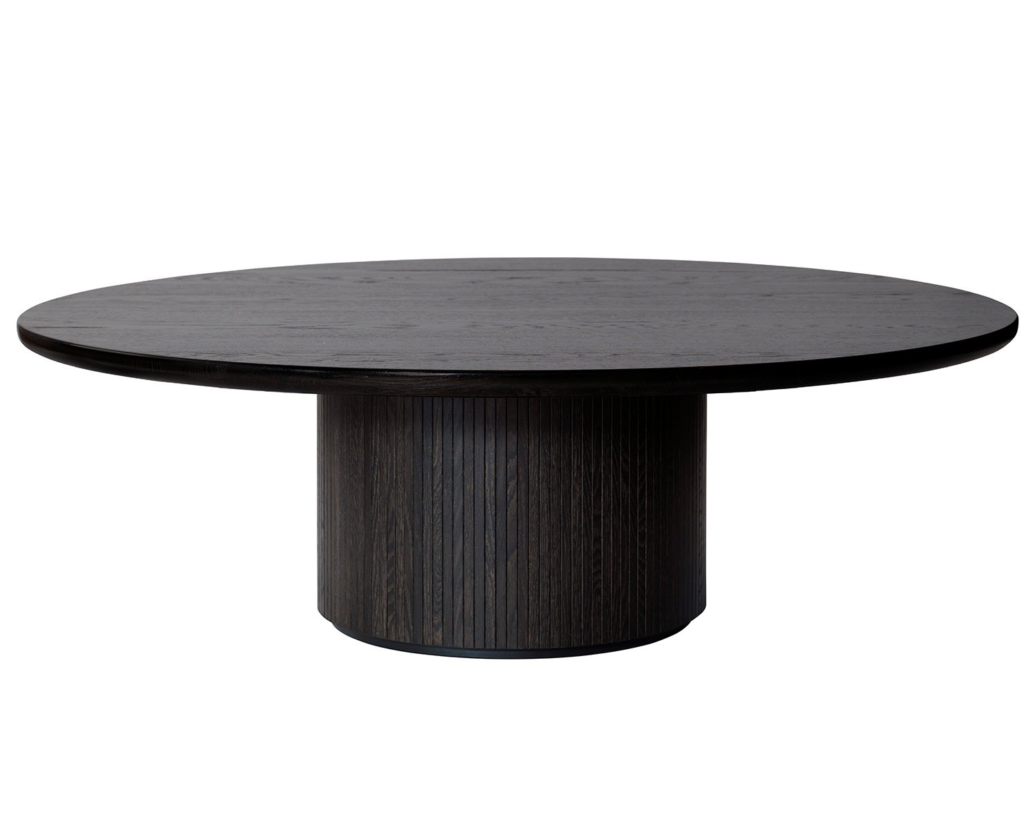 Moon_CoffeeTable_Round_150x45_Wood_Brown-BlackStainedVeneerOak_ItemNr-10048252