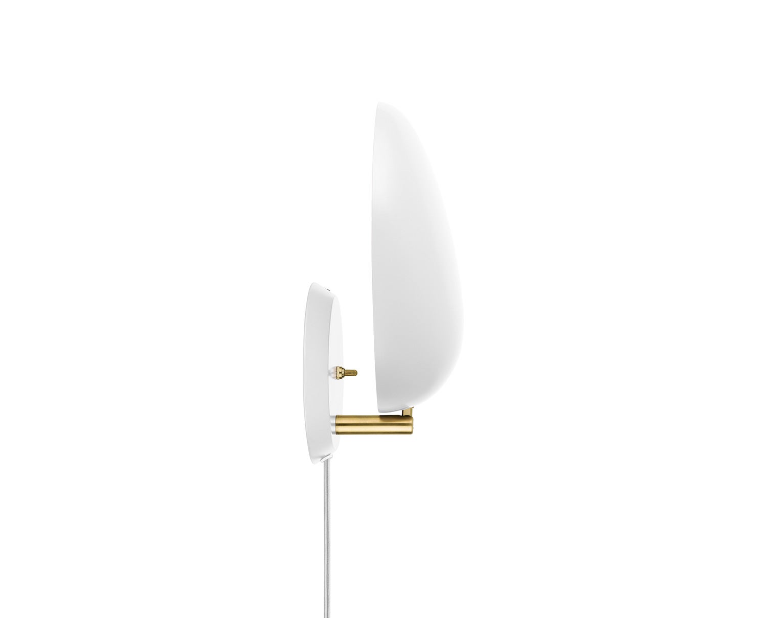 Cobra Vägglampa Utvändig Kabel Vit