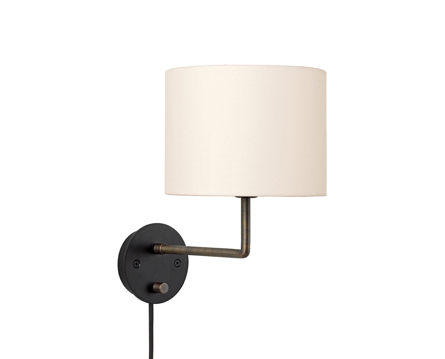 Gravity_WallLamp_20_AntiqueBrass_White_F3Q_on