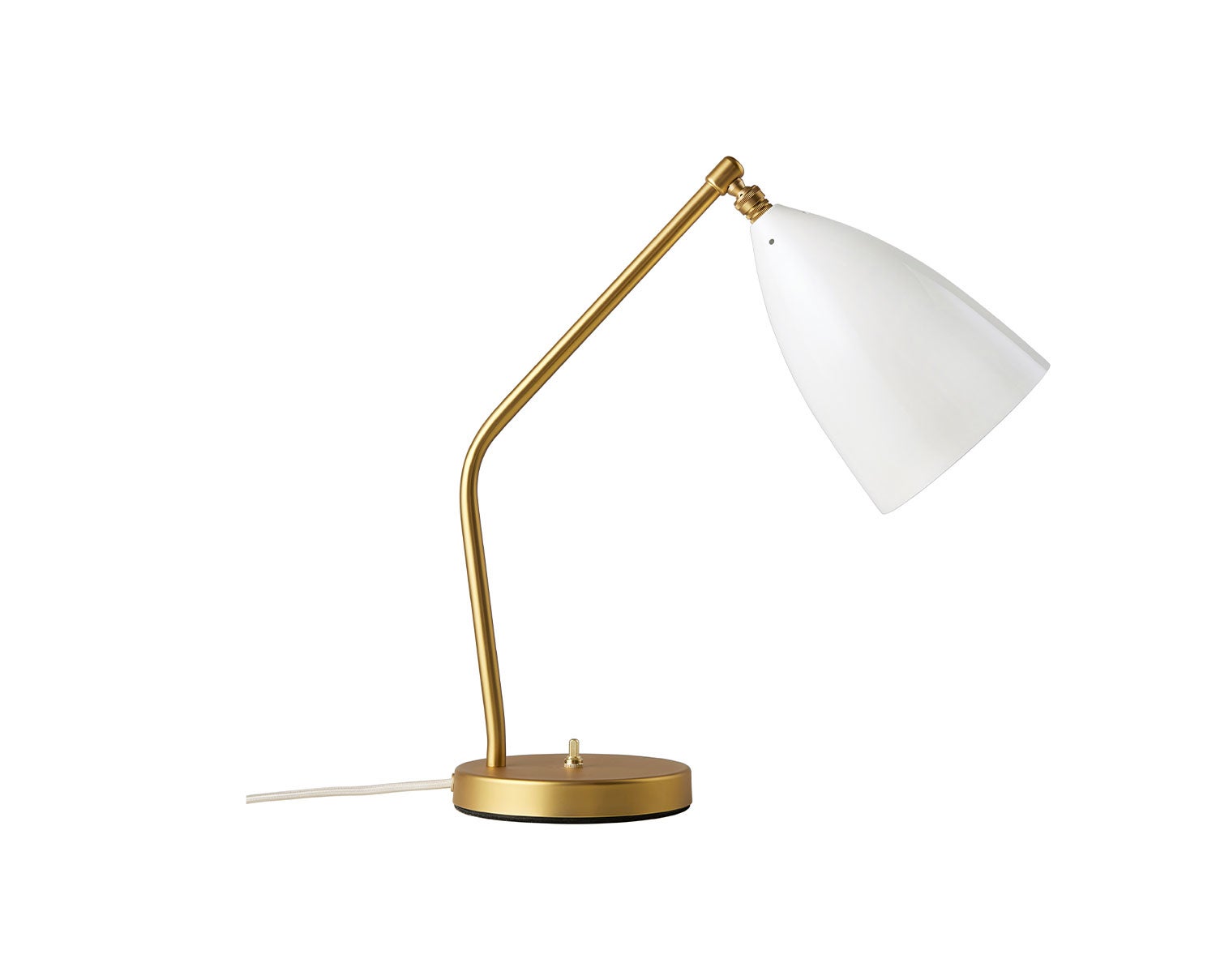 Gräshoppa Bordslampa Alabastervit
