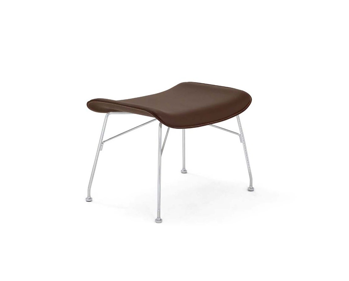 S-WOOD-läder-dark-ash-chrome-Kartell