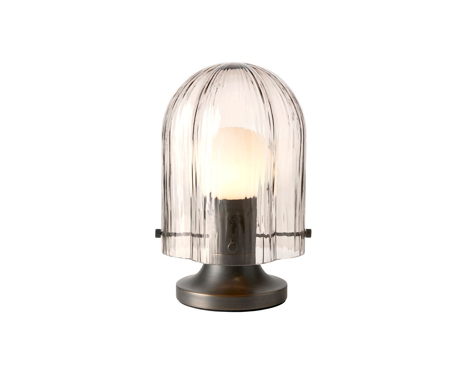Seine Bordslampa Smoke tänd